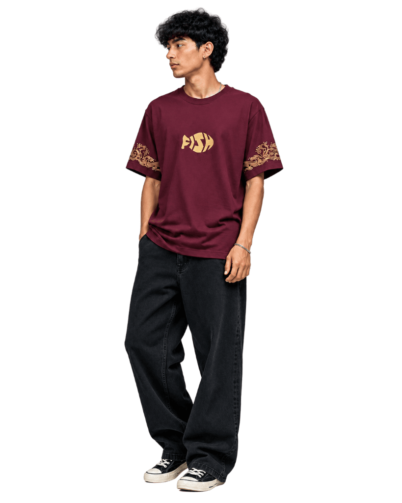FISH Atelier Flagship Model in Depth 1.3 Octopus Combed Cotton Tee