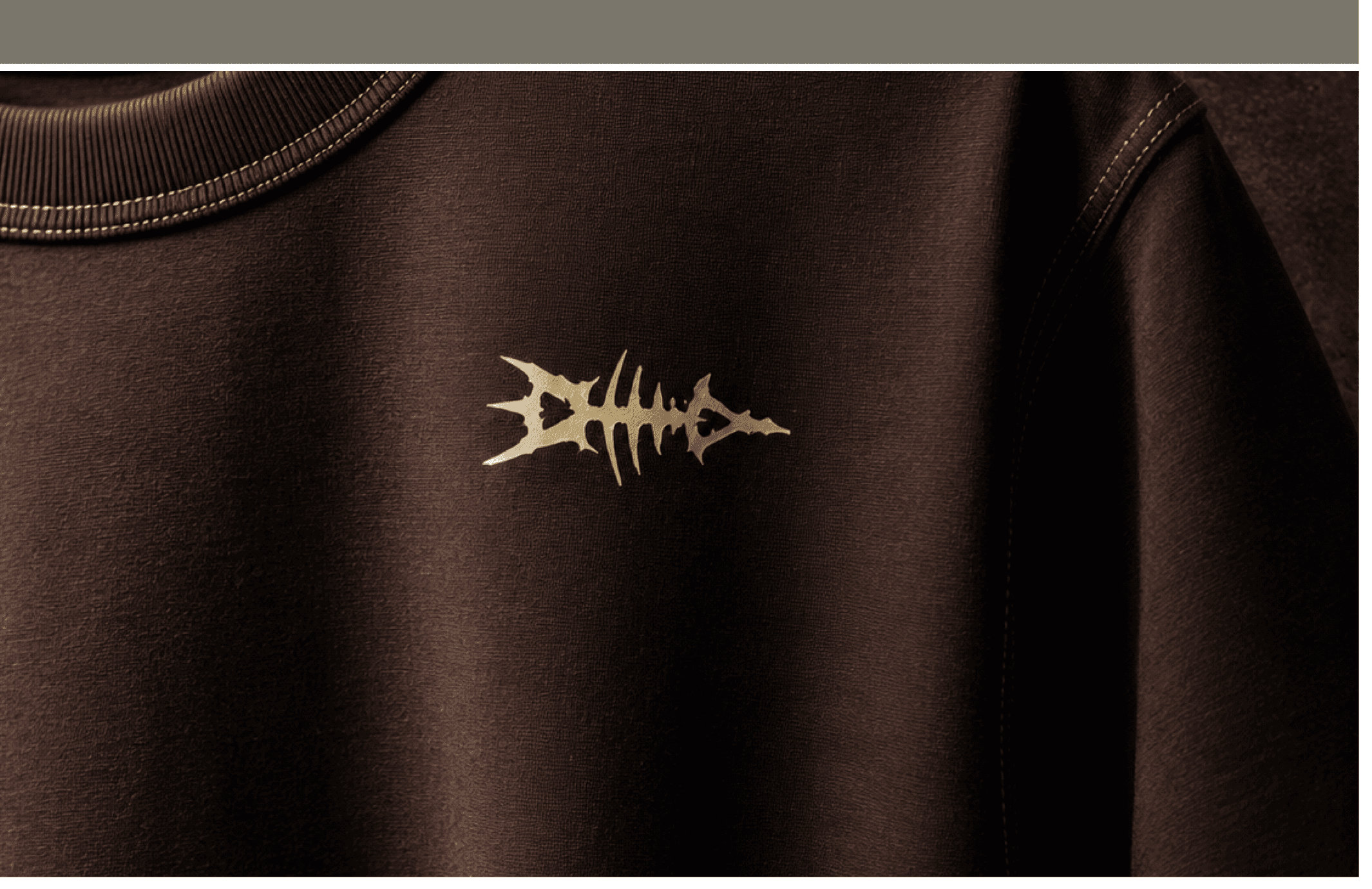 Gothic Winged Skeleton Silk-Screen
