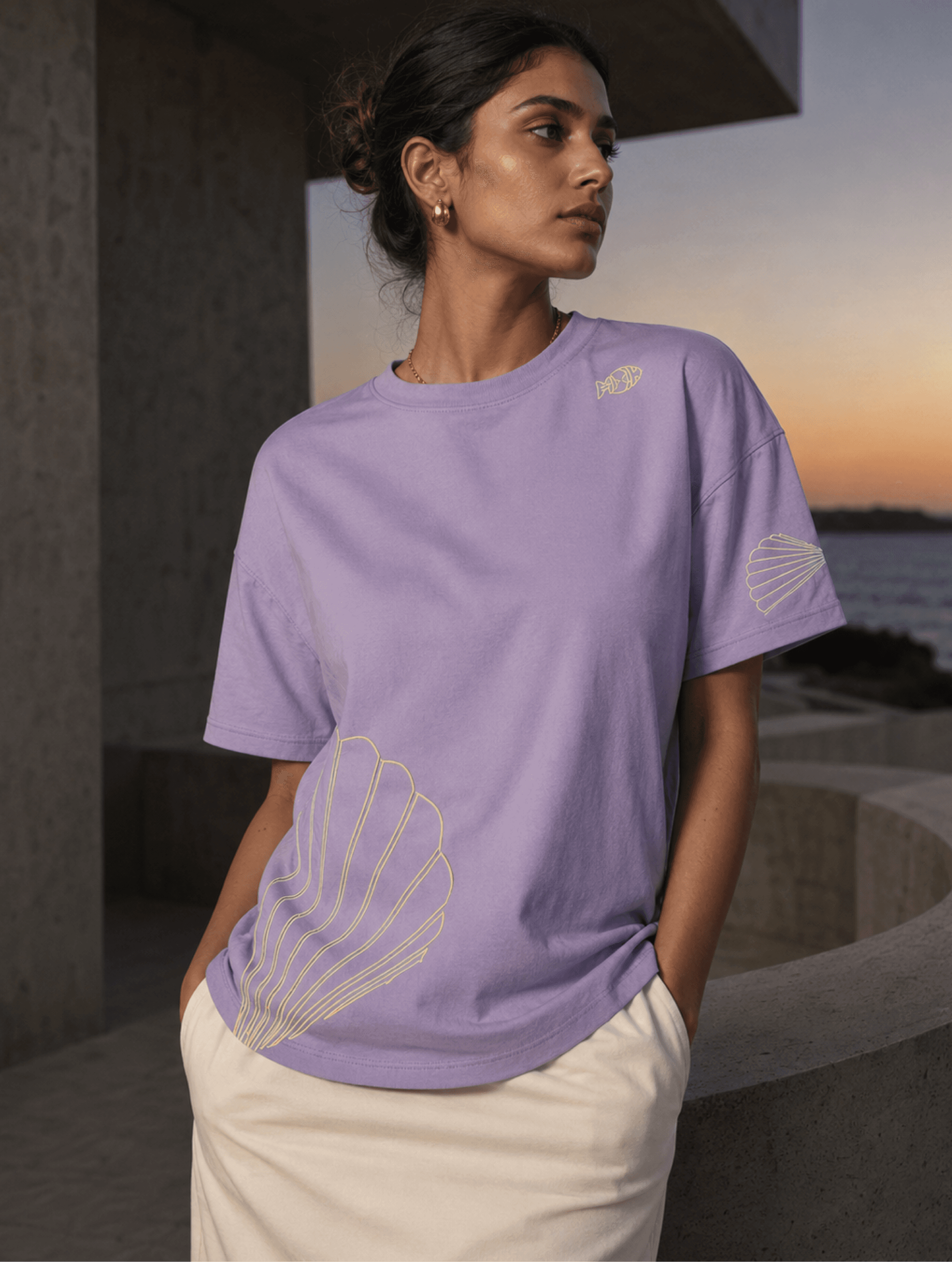 FISH Depth 1.2 Shell editorial coastal sunset